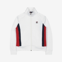 Fila White Line Ladies Track Top - Naisten Liivit - Valkoinen | FI-90162